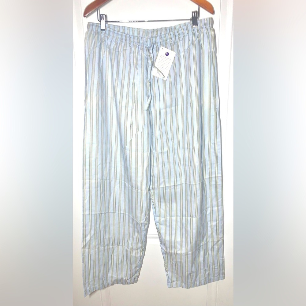 Stitch sleepwear new with tags two XL women’s sleep, pants, blue white striped